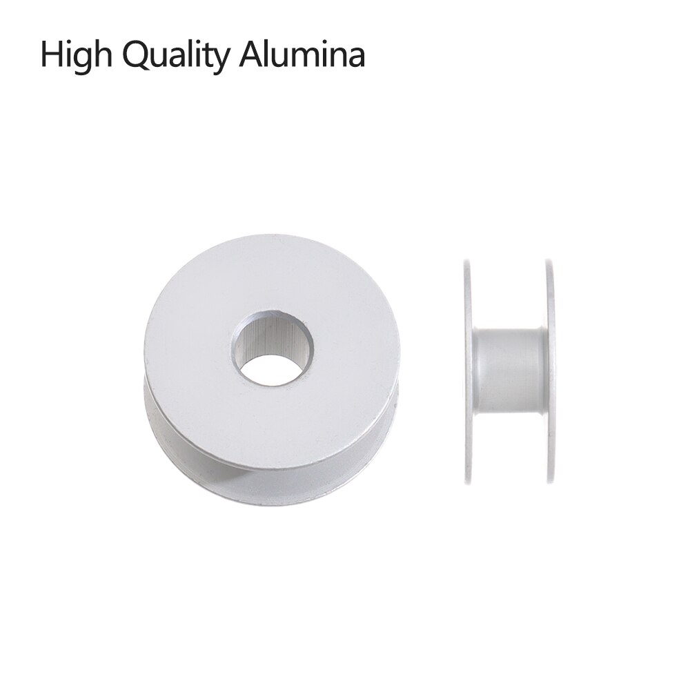Bobinas vacías de plástico transparente para máquina de coser, bobina de hilo para Brother Janome Singer, carrete de lino, 1/10 unids/set por juego: 1PC Alumina