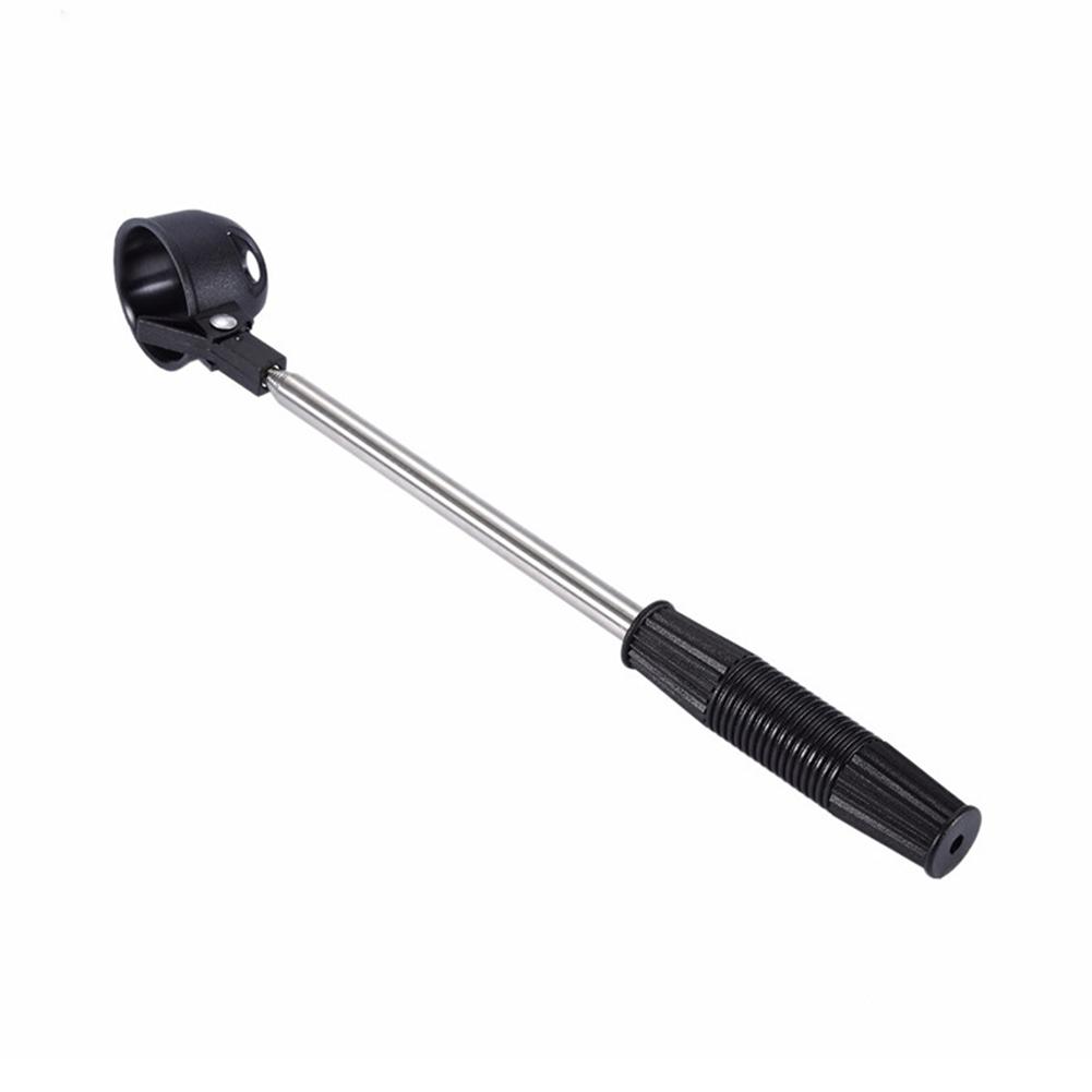 Golf Ball Picker With Automatic Locking Spoon Cup Golf Ball Picker Stainless Steel Retractable Ball Retriever Sucker Tool