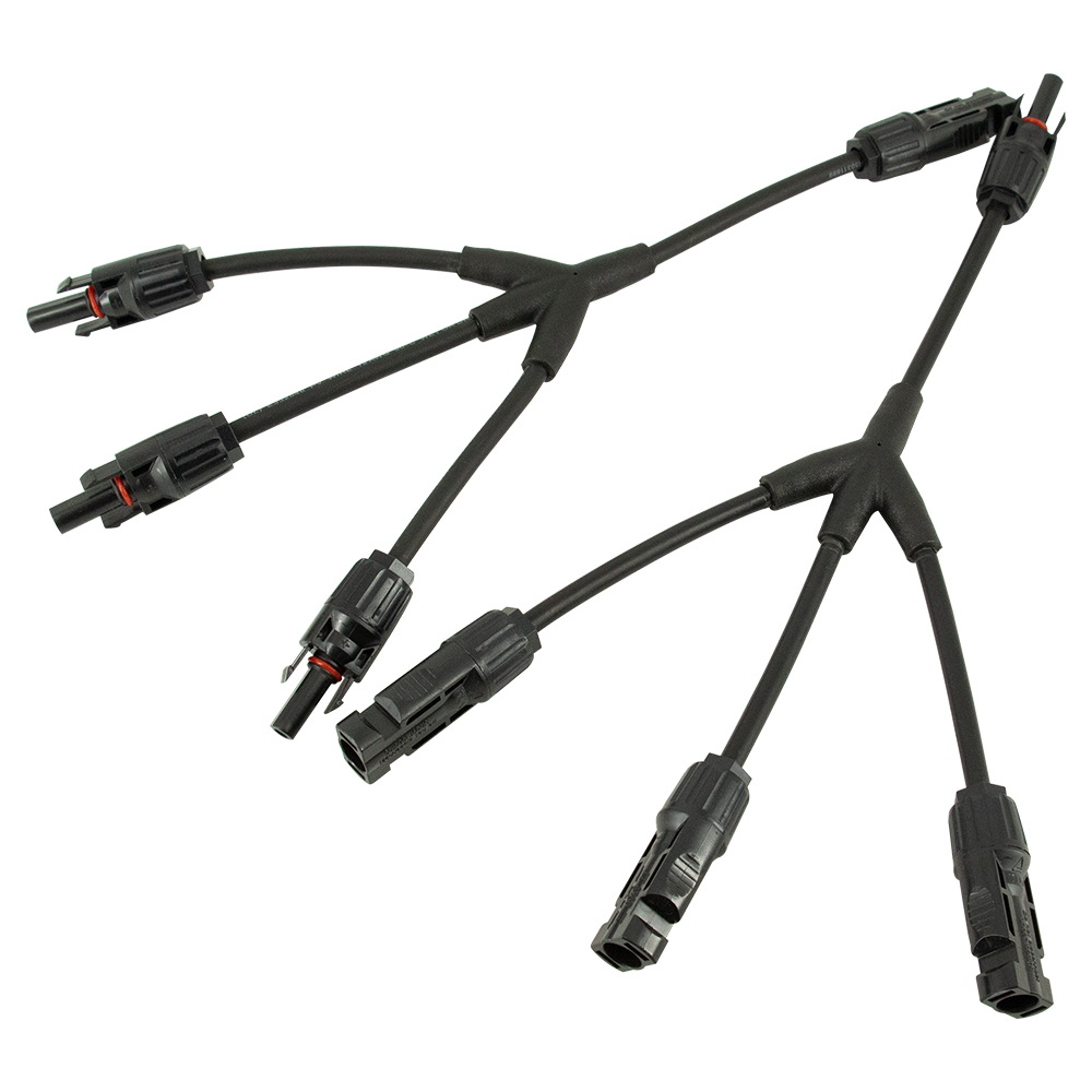 1Pairs 1 To 3 Solar Connector Solar Panels Parallel Connection Terminal Waterproof Solar System Accessories