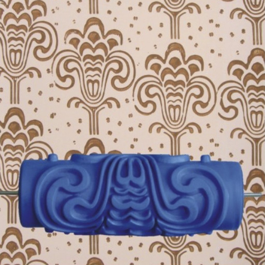 ! Decoratie 15cm muur verf roller patroon Wolken Reliëfs voor de decoratie van de blauwe machine