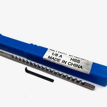 Keyway-brocha de acero de alta velocidad tipo A, herramienta de corte HSS para máquina brochadora CNC, metalúrgica, 1/8 pulgadas