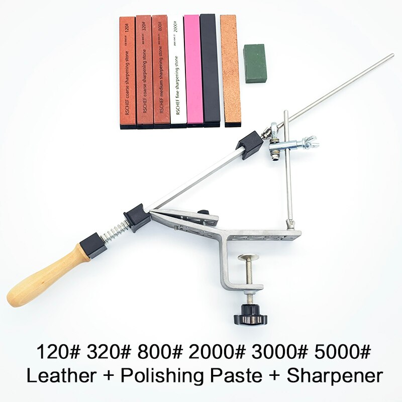 Afilador de cuchillos, afilador angular fijo, , piedra de afilar del sistema, cuchilla afilada, Apex edge kitchen: Sharpener set C