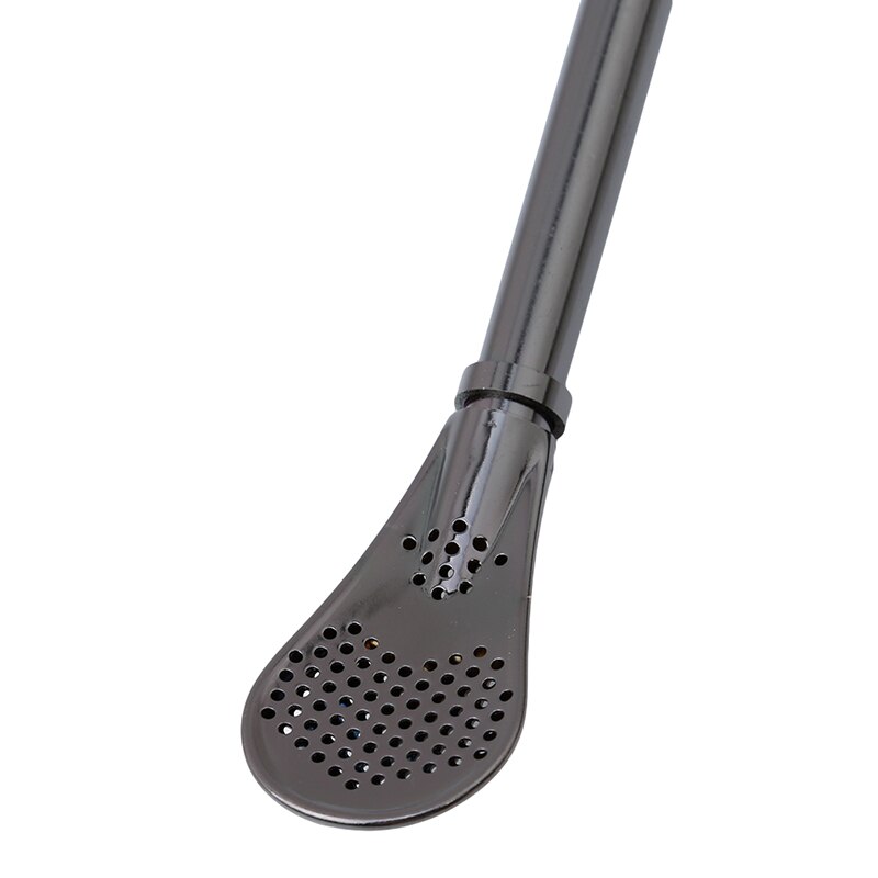 Pajita de acero inoxidable hecha a mano para beber, filtro Yerba Mate té Bombilla calabaza lavable, herramientas prácticas de té, accesorios de barra
