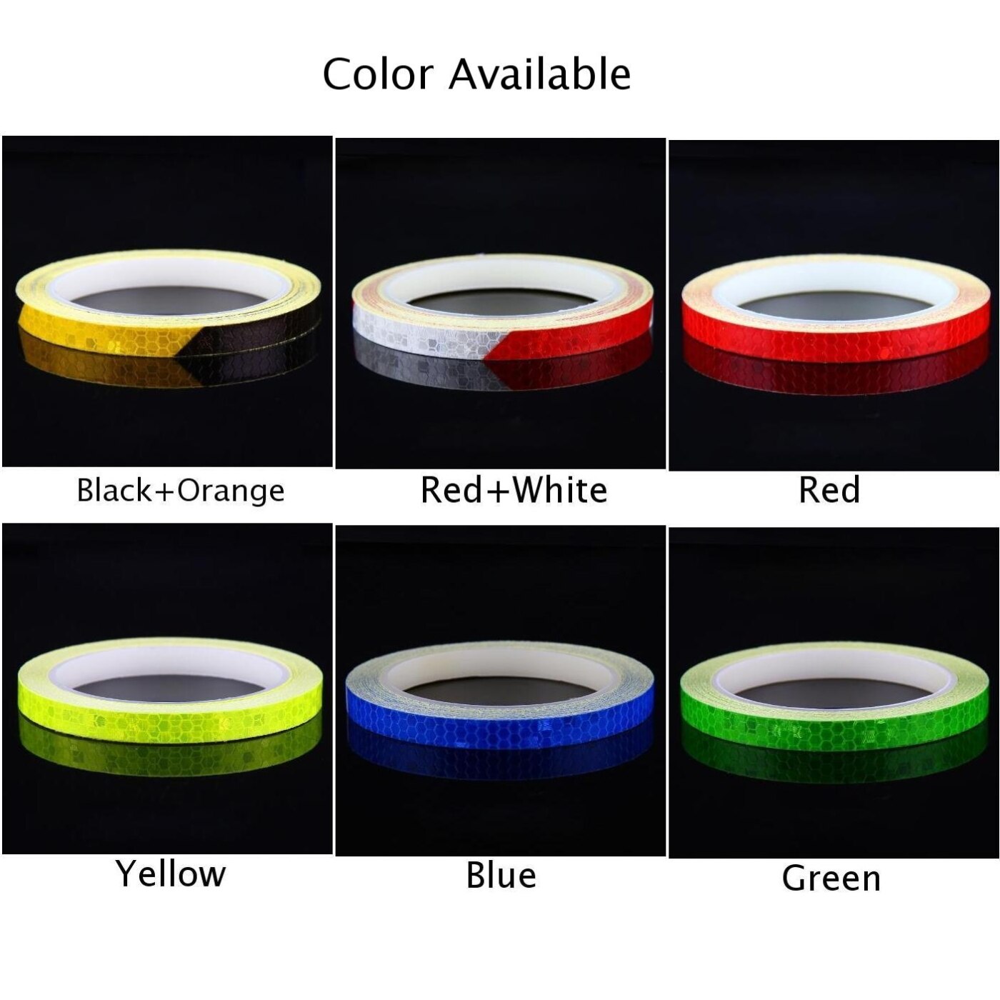 8M Wiel Strips Fiets Auto Tape Voor Fiets Decor Sticker Velg Streep Reflecterende \ T