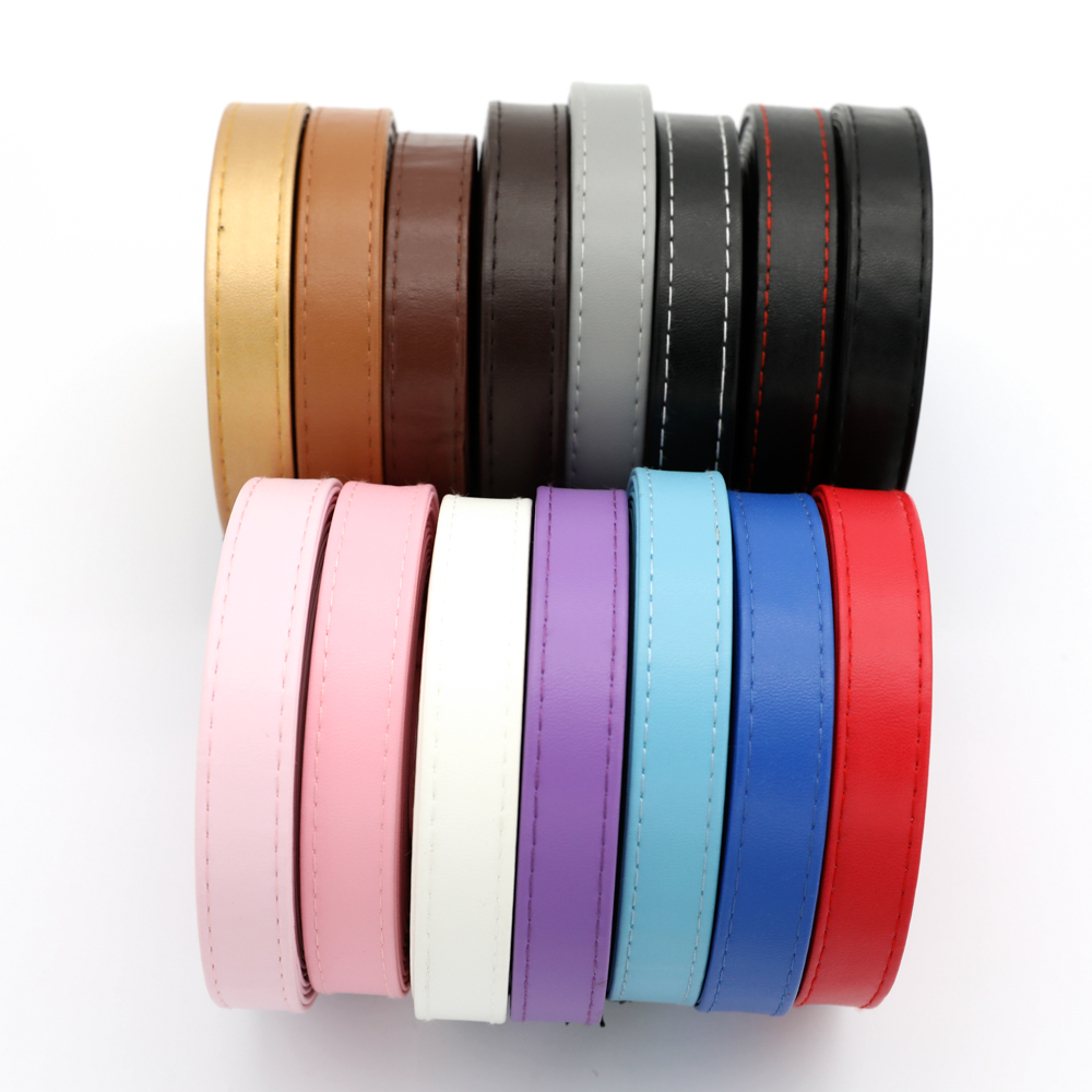 Correa trenzada de piel sintética para mochila, cordón de cuero PU plano, cuerda para bolso, collar, fabricación de pulseras, 15mm, 2 metros