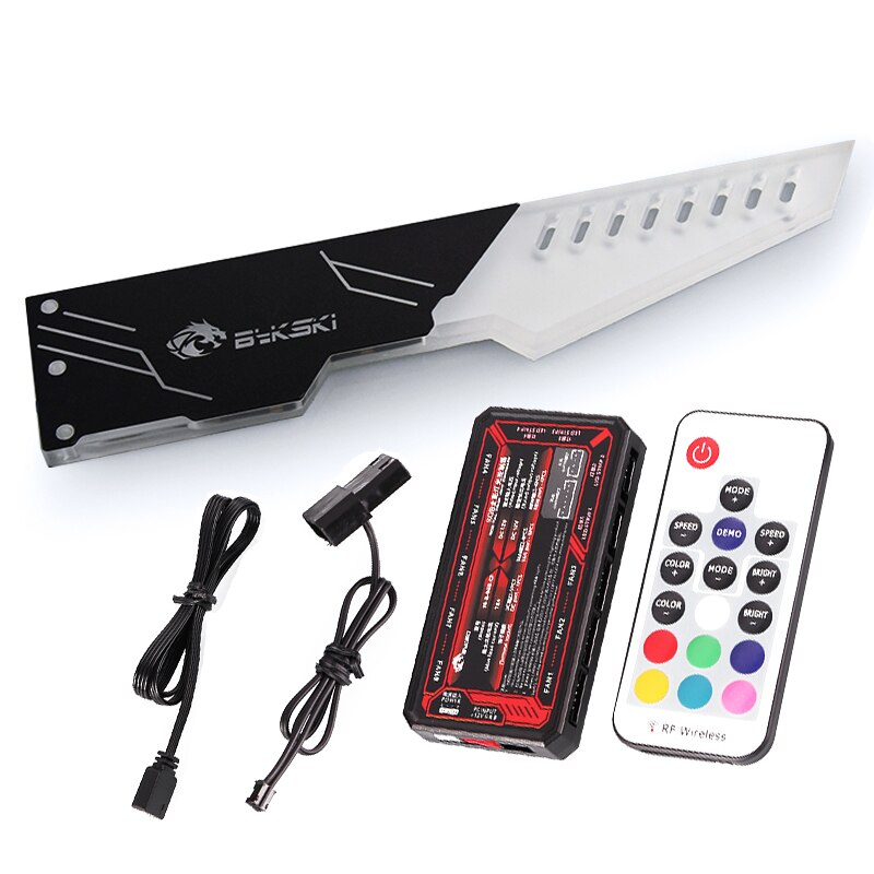 BYKSKI Symphony AURA graphics card bracket RGB belief lamp fixed support bracket companion computer light pollution decoration: RGB N controller