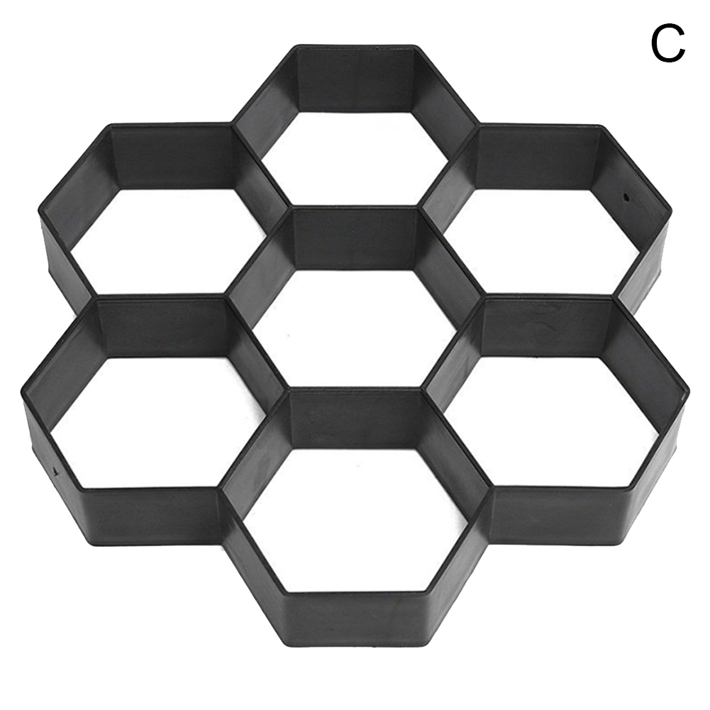 Garden Path Making Mould DIY Concrete Pavement Garden Path Mold C1: c