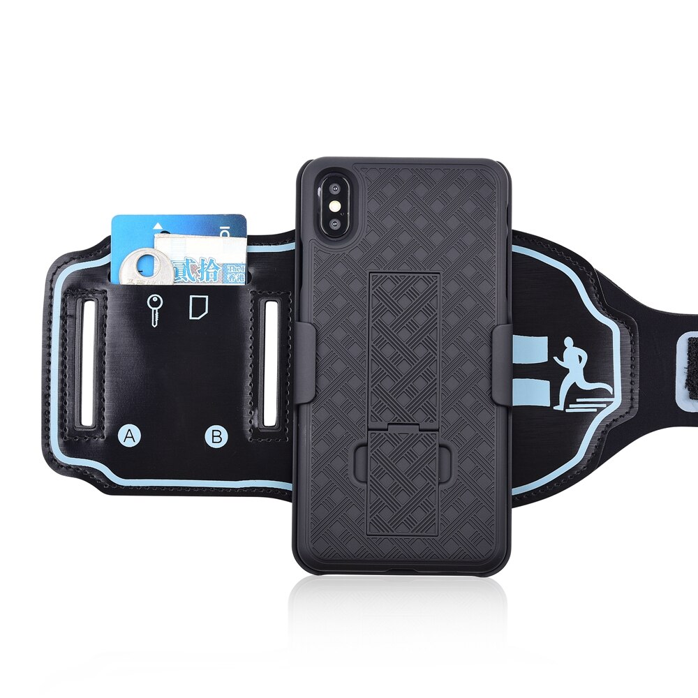 Armband Arm Fall Für iPhone 12 11 Pro MAX X XS MAX Für iPhone XR Zurück Abdeckung Laufende Sport Handgelenk band Wirst Telefon Halter