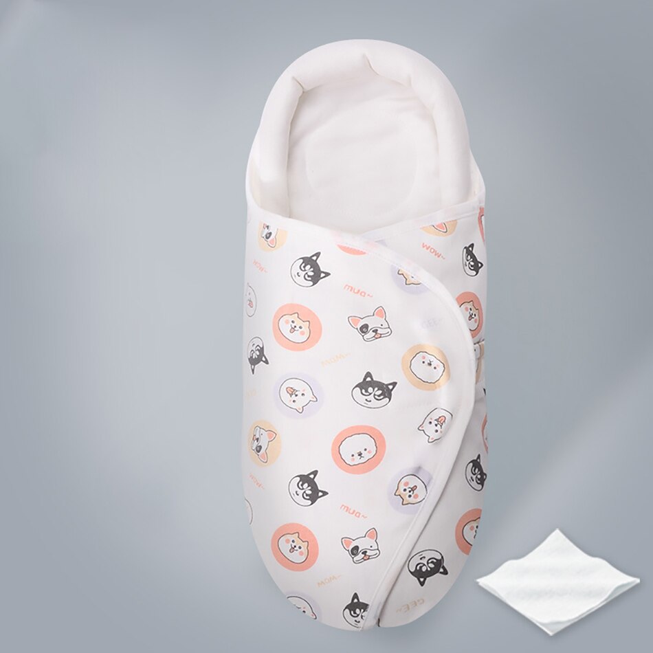Baby Slaapzak Envelop Voor Ontlading Babyslaapzak Geïntegreerde Winter Dikkere Cartoon Katoen Anti-Kick Baby Deken: I
