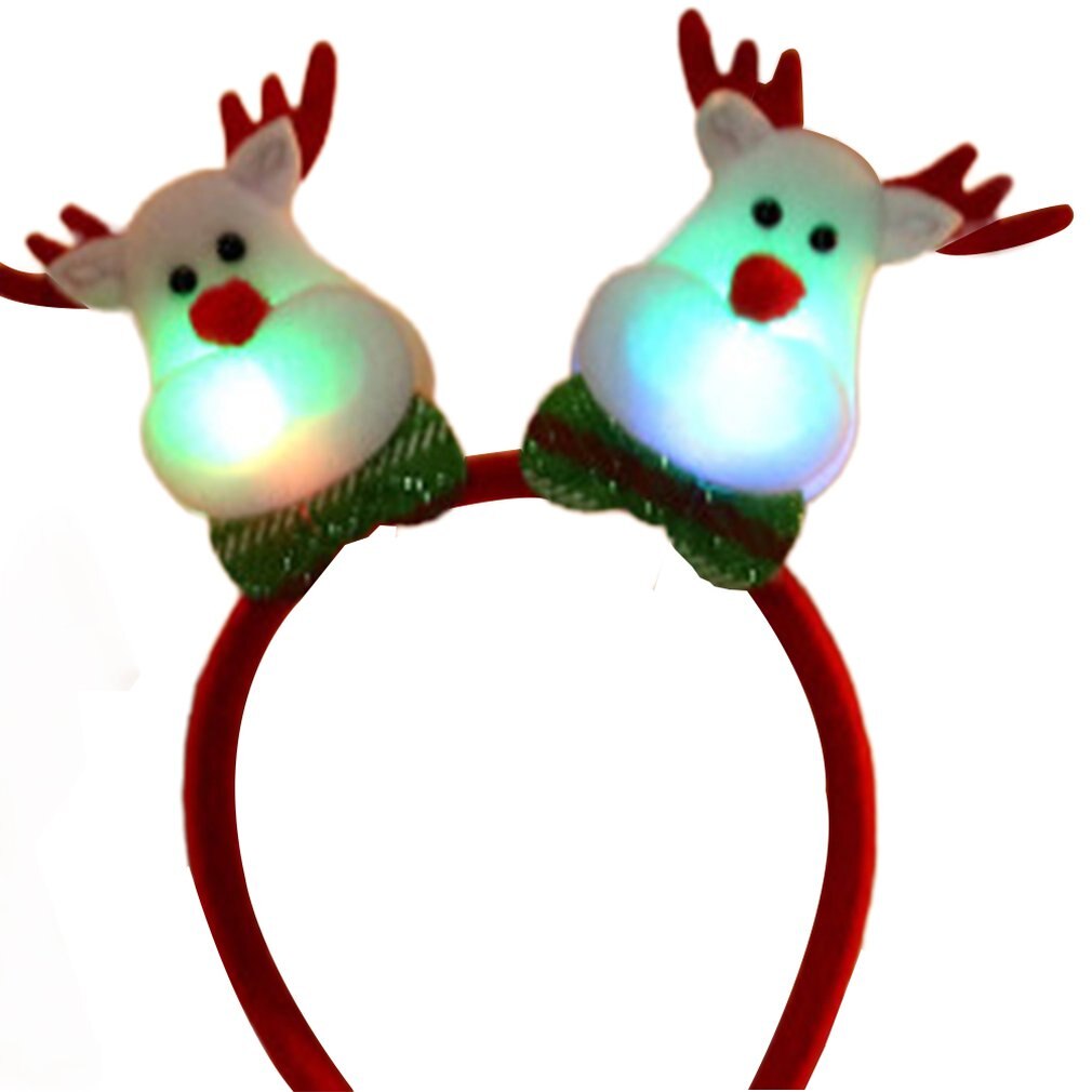 1pcs Christmas Headband Hair Accessories Deer Ears For Kids Adult Christmas Party Deals Santa Xmas Hair Band Clasp Headwear: Style18