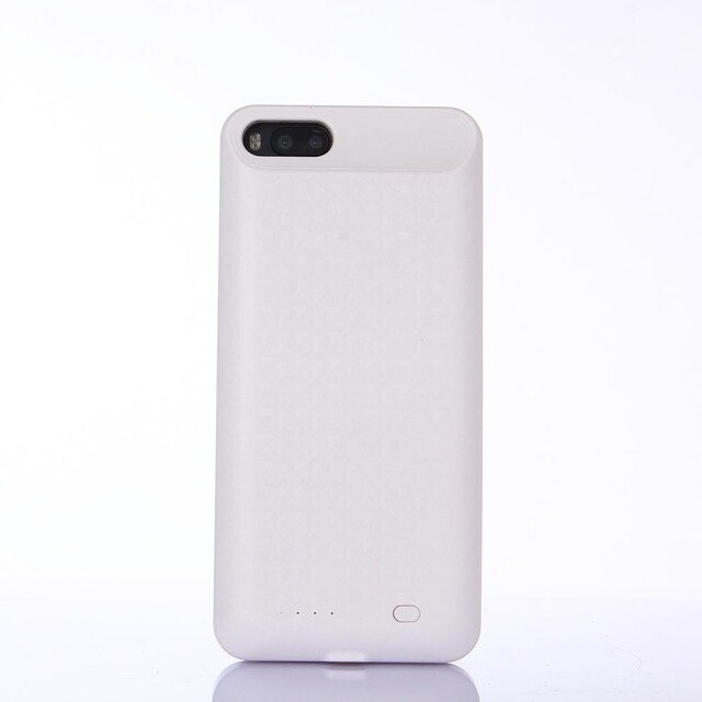 KQJYS Batterij Case Ultra Dunne 6800mAh Back Clip Voor Xiao mi mi 5X draagbare BACKUP Batterij Case Voor xiao mi 5X POWER Case: White