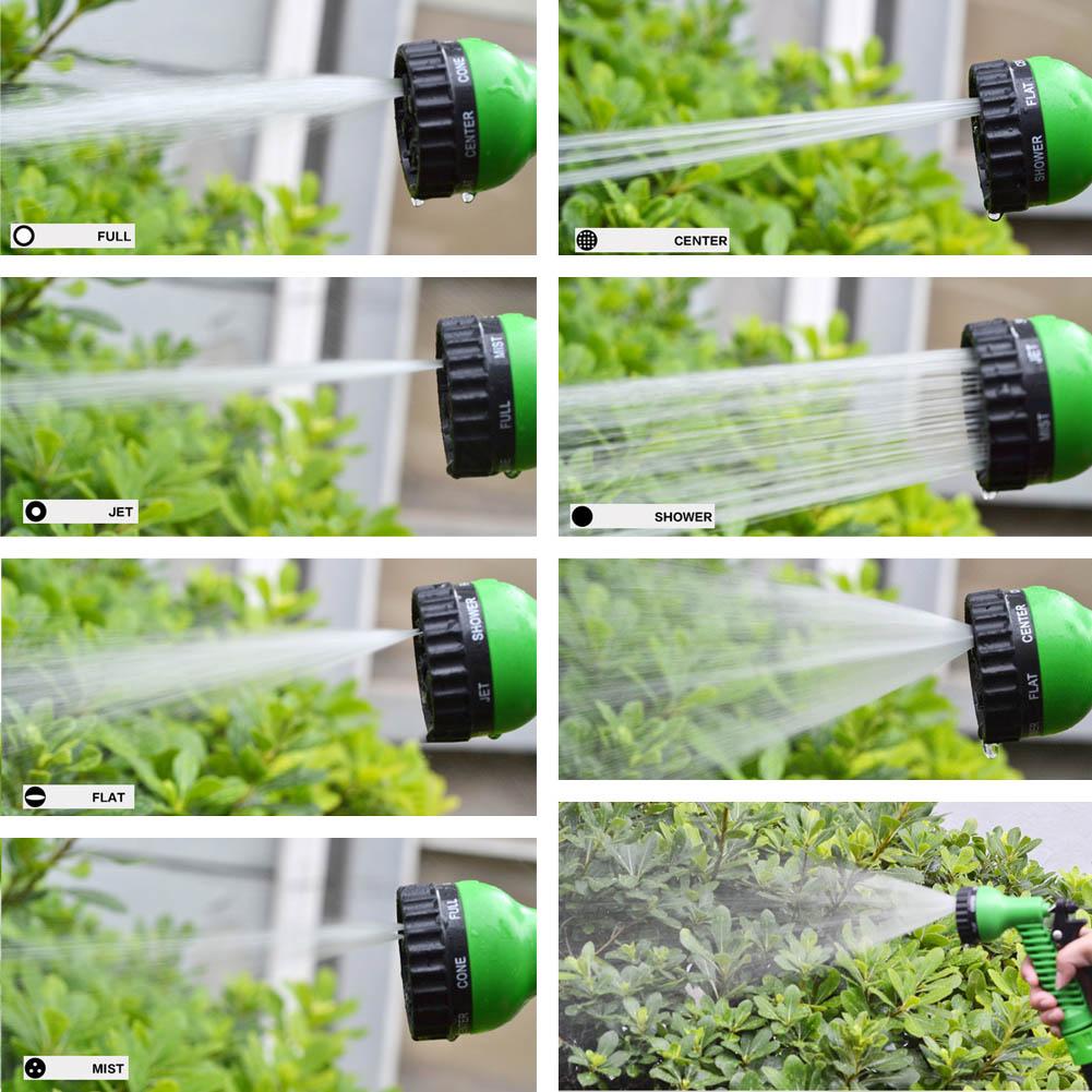 25FT-200FT Flexible Water Hose Pipe Garden Hose Expandable Magic Hose Plastic Hoses Pipe With Spray Gun Watering Car Wash Spray