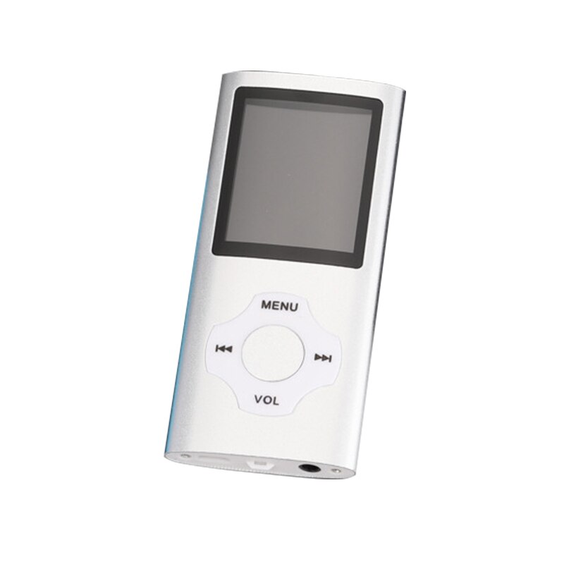 Draagbare Mini Fm Radio Mp3 Mp4 Speler 32G Met 1.8 "Lcd Ondersteuning Music Video Media Mp3 Mp4 Speler voor Ipod Stijl: WHITE