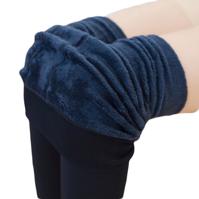 Autumn and winter plus velvet thickened leggings women's plus size pearl velvet one-piece pants, outer wear thermal pants: NV