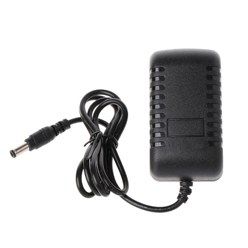 Convertidor de 100-240V a DC 6V 2A, adaptador de fuente de alimentación, cargador, enchufe europeo, negro