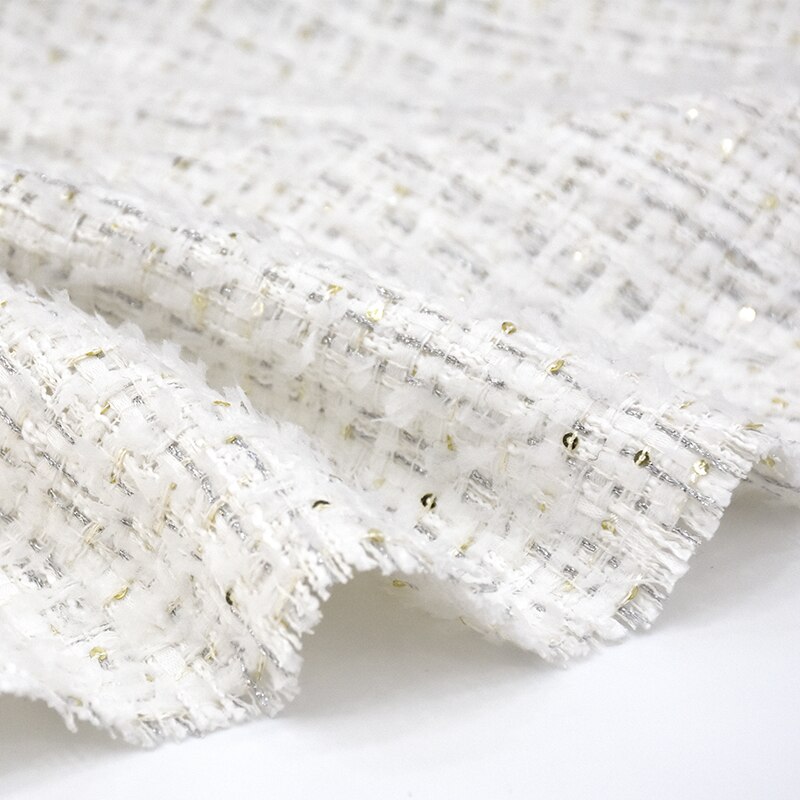 Vintage Autumn Winter Tweed Fabrics Multi Patterns Yarn Dyed Colorful Thread Woolen Fabrics For Sewing Suits Blazer Tissus