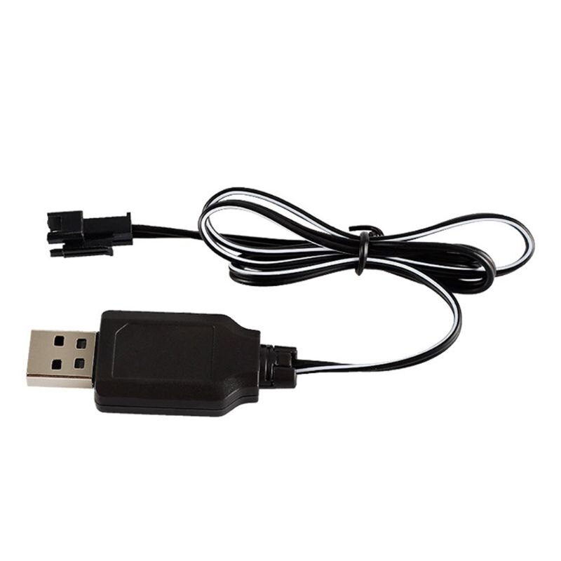 Cable de carga de batería cargador USB ni-cd Ni-MH paquete de baterías SM-2P adaptador de enchufe 4,8 V 250mA salida Juguetes Coche