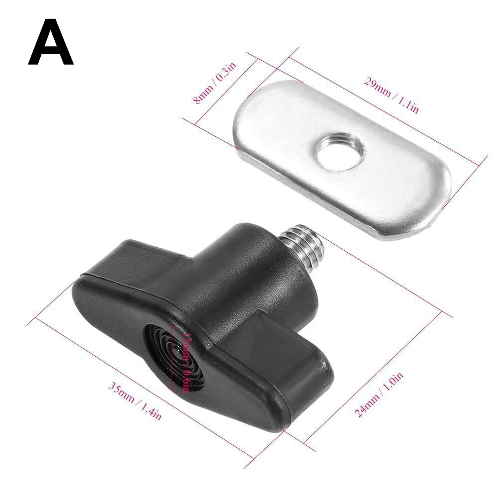 Kayaking 35x24mm Track Mounting Bolts Canoe Track Mounting System Accessory Kit 304 Stainless Steel Track System Compatible