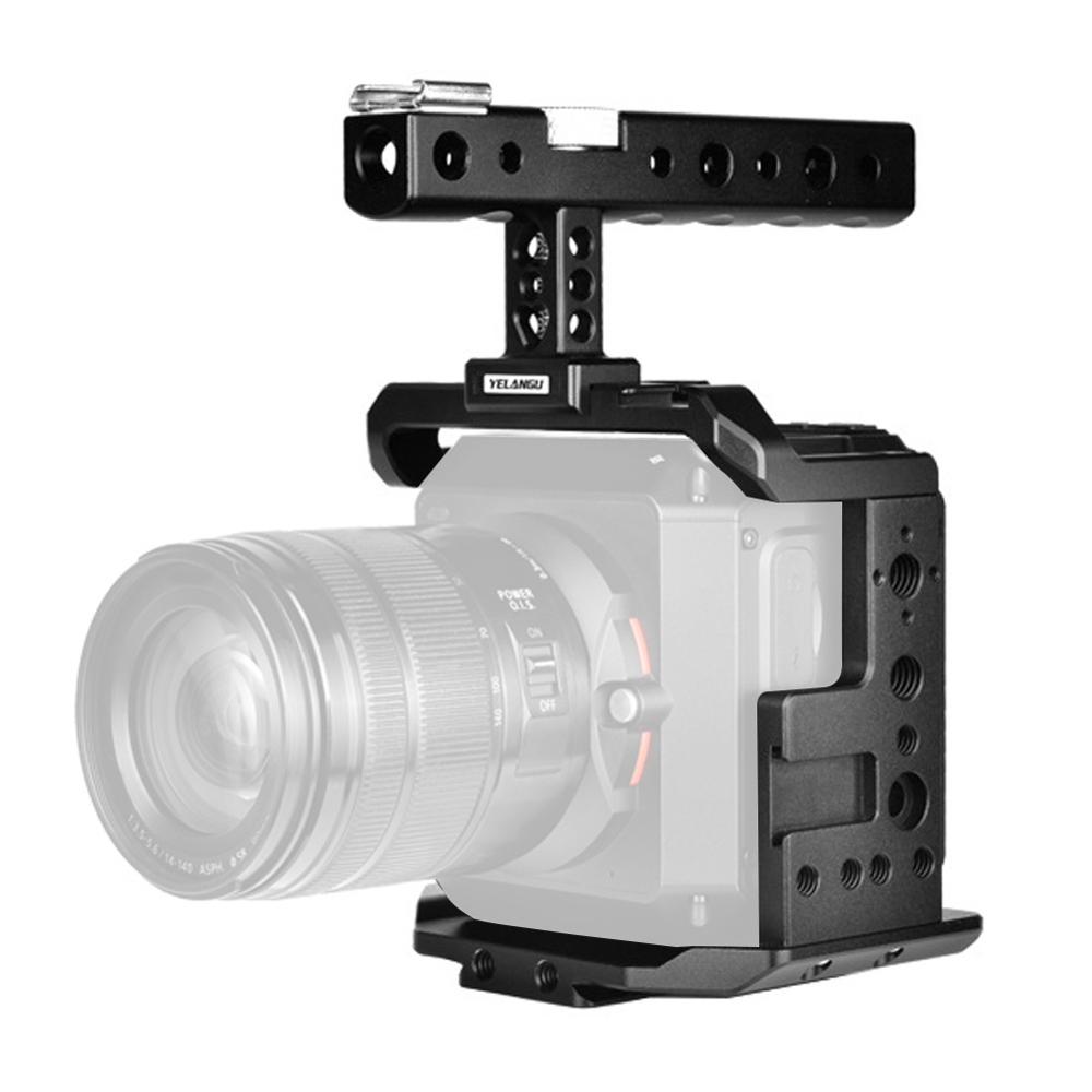 Gaiola câmera YELANGU C11 Liga de Alumínio Câmera Kit Gaiola com Alça De Elevação para CAM Z E2 ‑ S6/F6/câmera fotografia F8 gaiolas