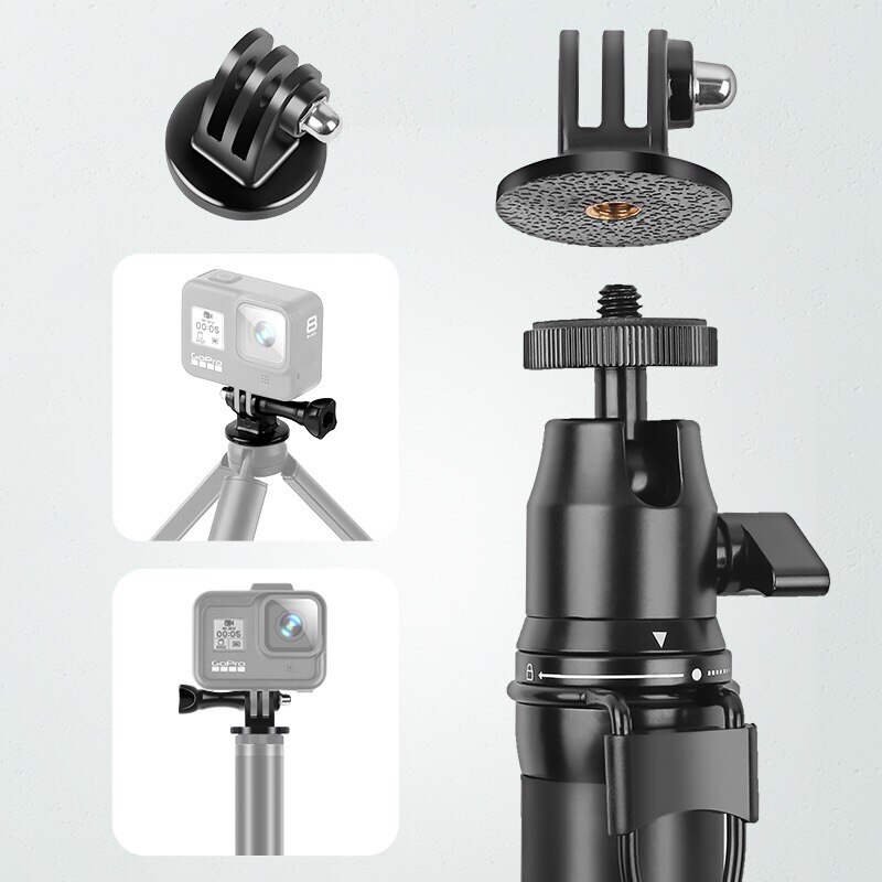 Accesorios acción de la cámara para GoPro héroe 9 8 7 5 Osmo Yi 4K SJCAM Eken Base Go Pro accesorios de montaje en