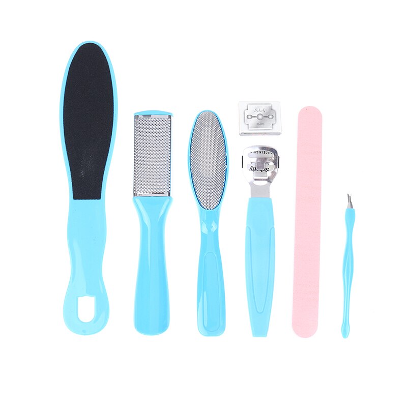 10 in 1 Foot Scrubber Pedicure Tools Kit Rasp Foot File Callu Remover Set Feet Exfoliating Scrubber Cleaner