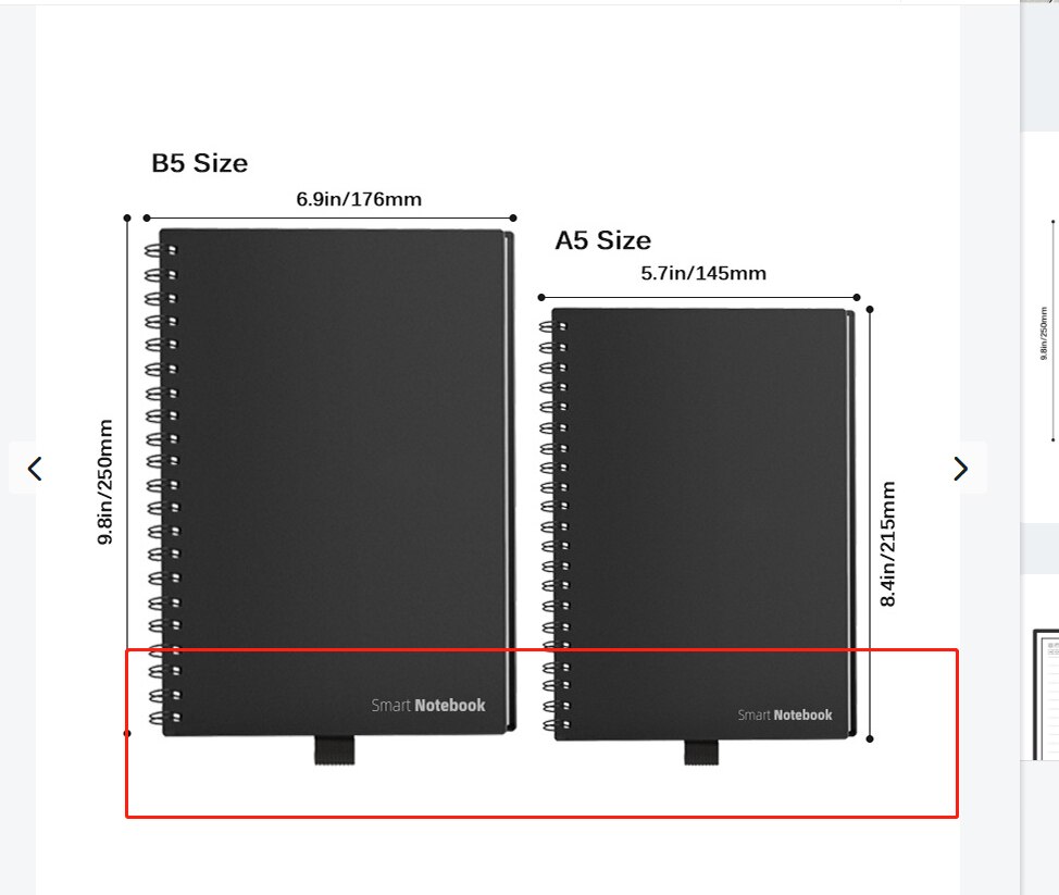 Smart reusable notebook dot grid notebook with pen and microfiber cloth office notepad APP backup business notebook: black B5