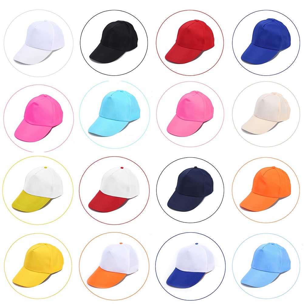 Solid Color Unisex Adjustable Baseball Cap Solid Color Hip Hop Sport Casual Hat Multicolor Wild Hat Outdoor