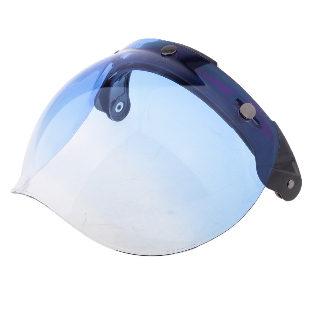 Motorcykel 3- snap gradient bubble shield til 3/4 bonanza hjelme: 7