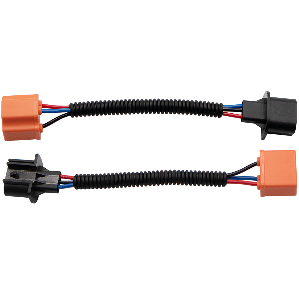 2 uds H13 9008 macho a H4 9003 hembra conector de conversión de cerámica arnés de cableado faro luz antiniebla enchufe Cable adaptadores de enchufe