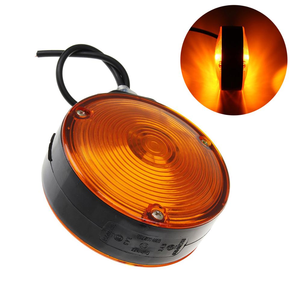 Hella slikkepind slikkepind ørering rav/orange spejl sidemarkeringslampe lys 12v/24v campingvogn trailer lastbil lastbil
