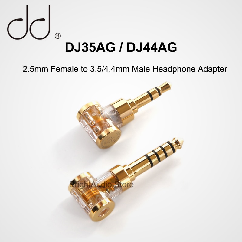 Dd Ddhifi DJ35AG DJ44AG 2.5Mm Female Naar 3.5Mm 4.4Mm Male Headphone Jack Adapter Audio Converter