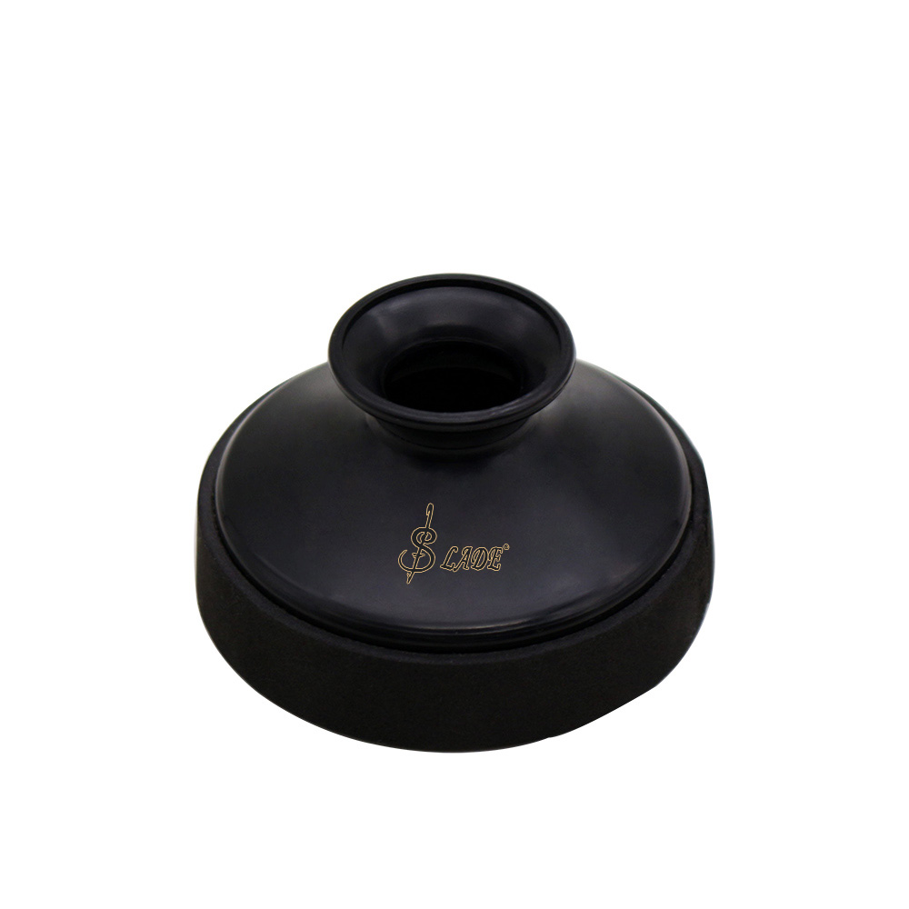 Altsaxofoon Demper Houtblazers Muziekinstrument Accessoires Ronde Lichtgewicht ABS Mute Demper voor Altsaxofoon: Black