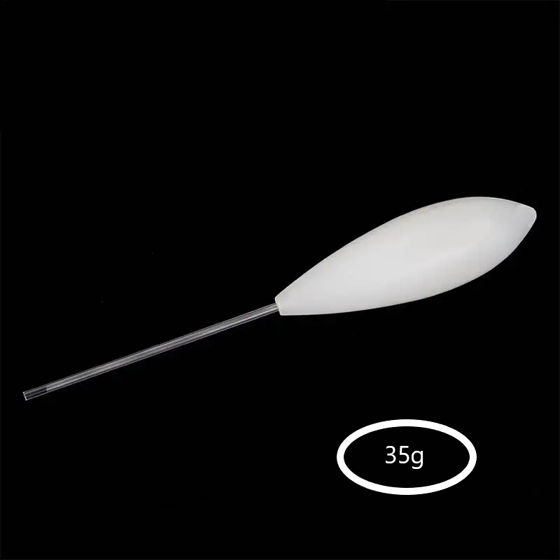 5pcs 10-50g Floating Type Acrylic Fishing Float milky Casting Bobber Bombarda Lure Accessories Floating Water Pitcher: Light Grey