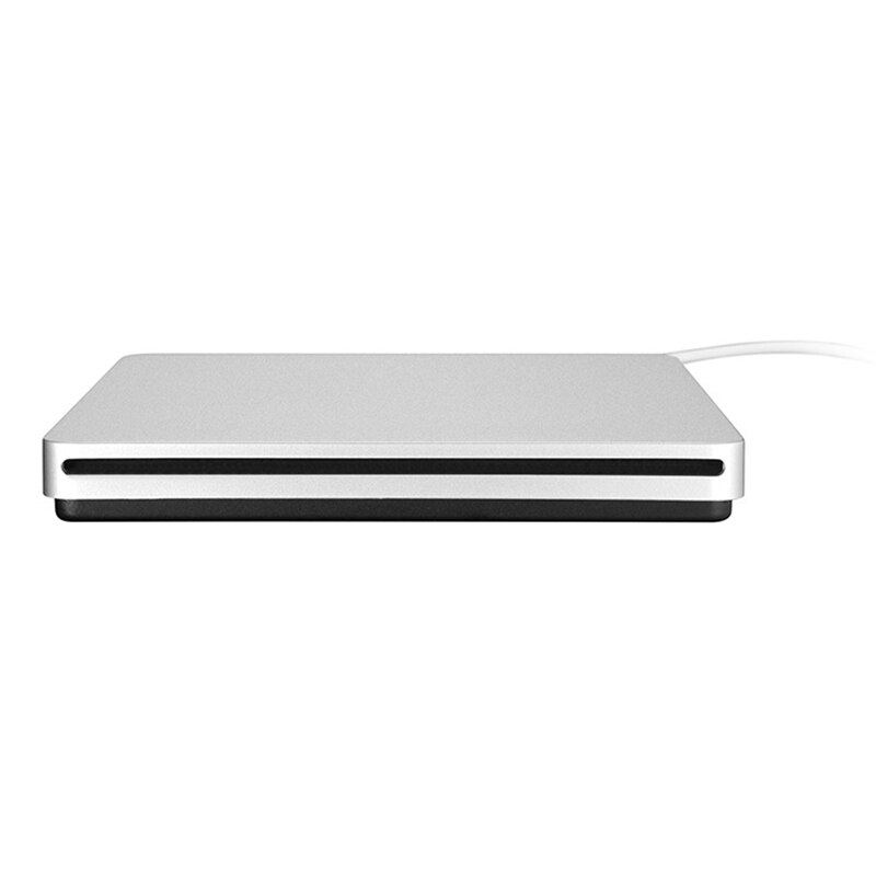 Unidad de DVD externa USB2.0 ultradelgada, Unidad óptica, CD, RW, DVD, RW, Superdrive, duplicador de disco Compatible con Mac y ordenador portátil
