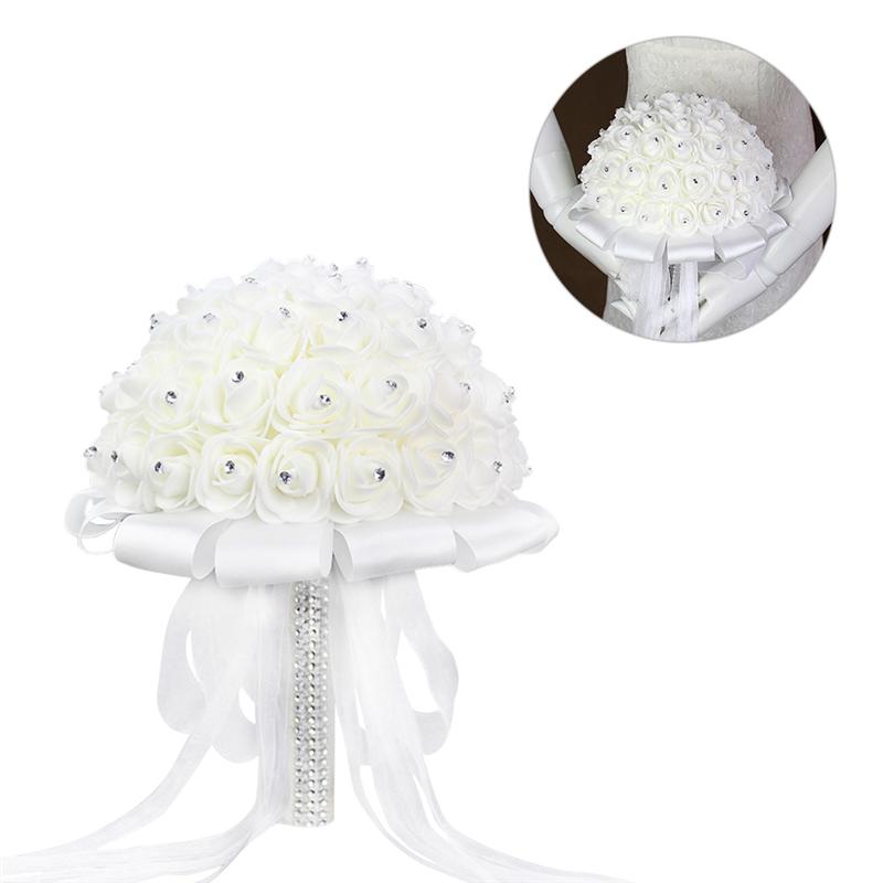 Bruid Bruiloft Boeket Levensechte Decoratieve Gesimuleerde Feestartikelen Perfectlifeoh Bruid Holding Bloemen Voor Bruid Bruiloft