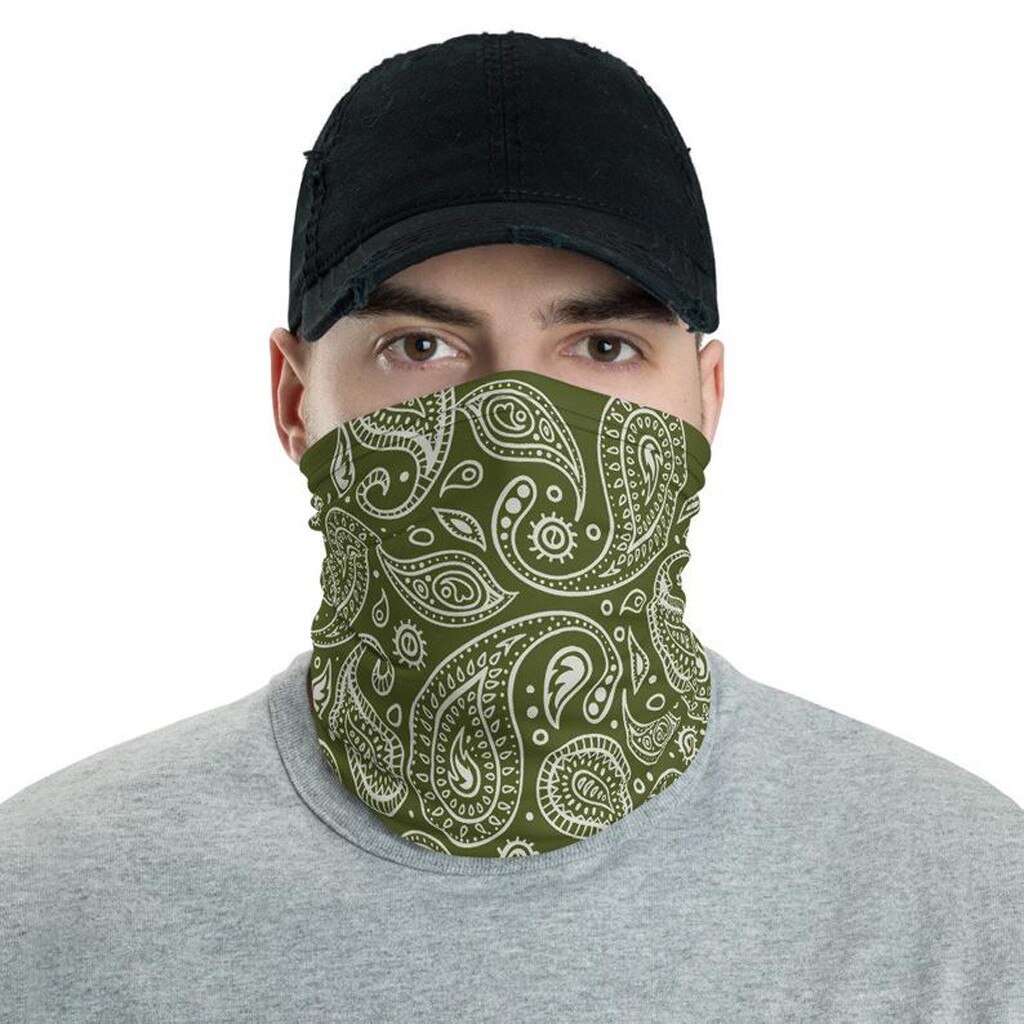 25# Face Cover Scarves Print Elastic Face Scarf Headband Turban Scarf Dust-proof Neck Tube Cycling Face Bandana Magic Hood Scarf: C