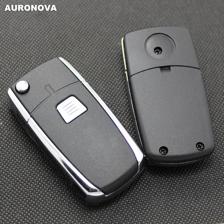 AURONOVA Upgrade Folding Key Shell for Fiat Siena Palio Punto Flip Folding Key 1 Button Remote Car Key Case