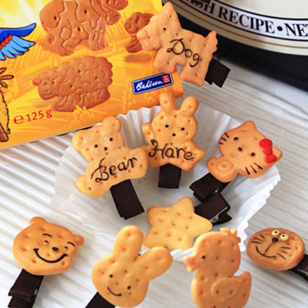 Cookie Haarspeld Haar Clip Haar Ring Elastische Elastiekjes Haar Touw Meisjes Hoofdbanden Haar Banden Kinderen Haarband Haaraccessoires