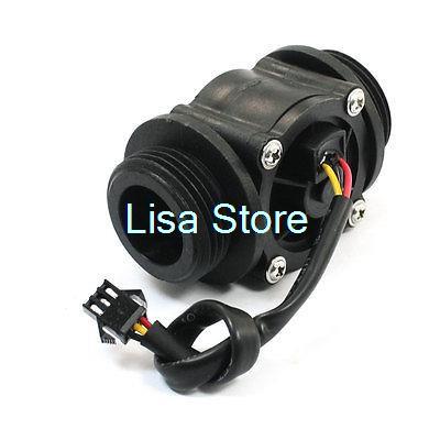 1-60L/Min DC 12V Swimming Pool Water Flow Sensor Counter Meter Gauge