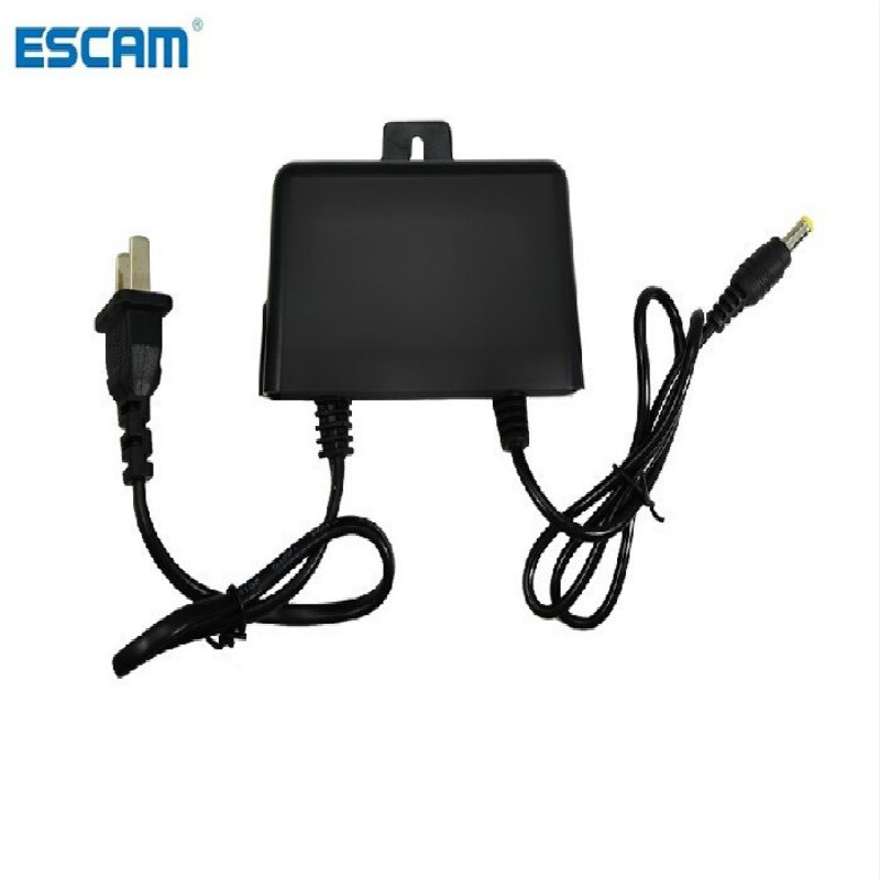 ESCAM 12 V 2A Waterdichte Voeding AC/DC Adapter voor CCTV Security Camera