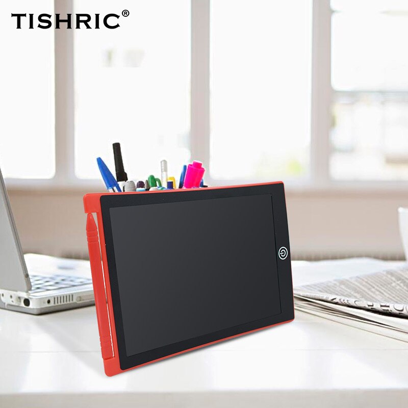 Tableta gráfica Digital TISHRIC para dibujar tableta/almohadilla/tablero de dibujo borrable electrónico para niños tableta de escritura LCD de 8,5 pulgadas: 8.5 red no lock