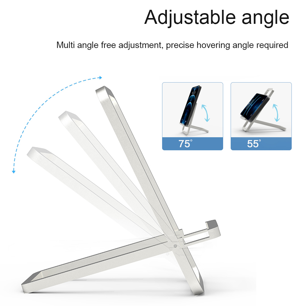 Universal Phone Support Folding Mobile Phone Holder Bracket Foldable Cell Phone Stand Adjustable for iPhone 15 14 Pro Max Xiaomi