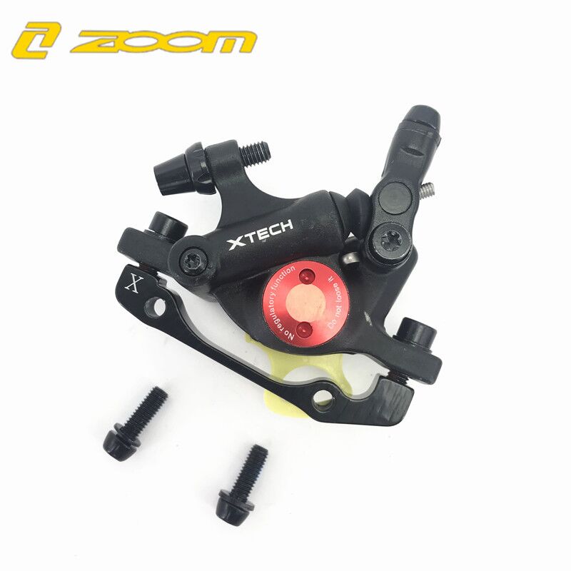 Zoom  hb100 pyörän hydraulinen levyjarru mtb maastopyörän hydrauliöljylinja vetolevyjarru xtech edessä & amp; takaosa: Musta etuosa