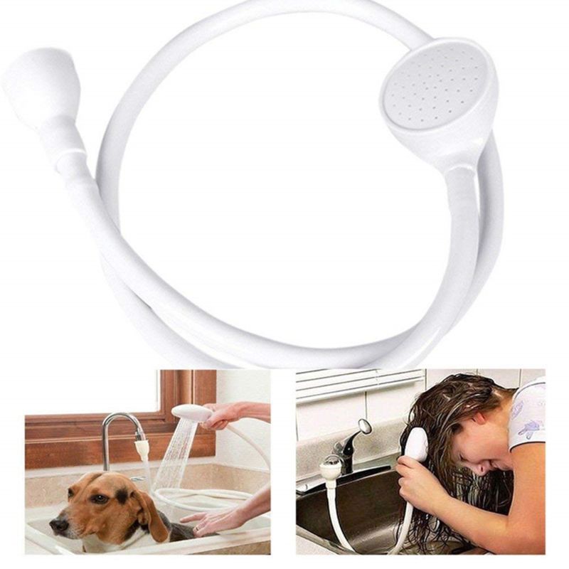 Multifunction Durable Single Wide Tap Bath Sink Shower Head Spray Hose Hairdresser Shower Bathroom Facilities Home Improvement