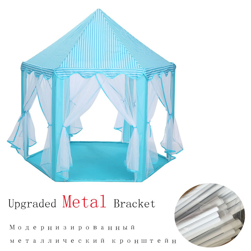 Portable Princess Castle Children Play Activity Tent Fairy House Fun Playhouse Beach Tent Boys Girls Baby Toys For Children: WJ3003BM