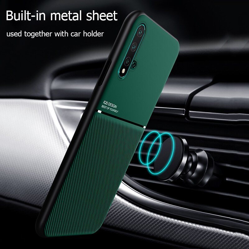 For Huawei Honor 20 Case Silicone Cover Shockproof Bumper For Huawei Honor 20 Pro 20s Nova 5T Magnetic Car Holder Coque