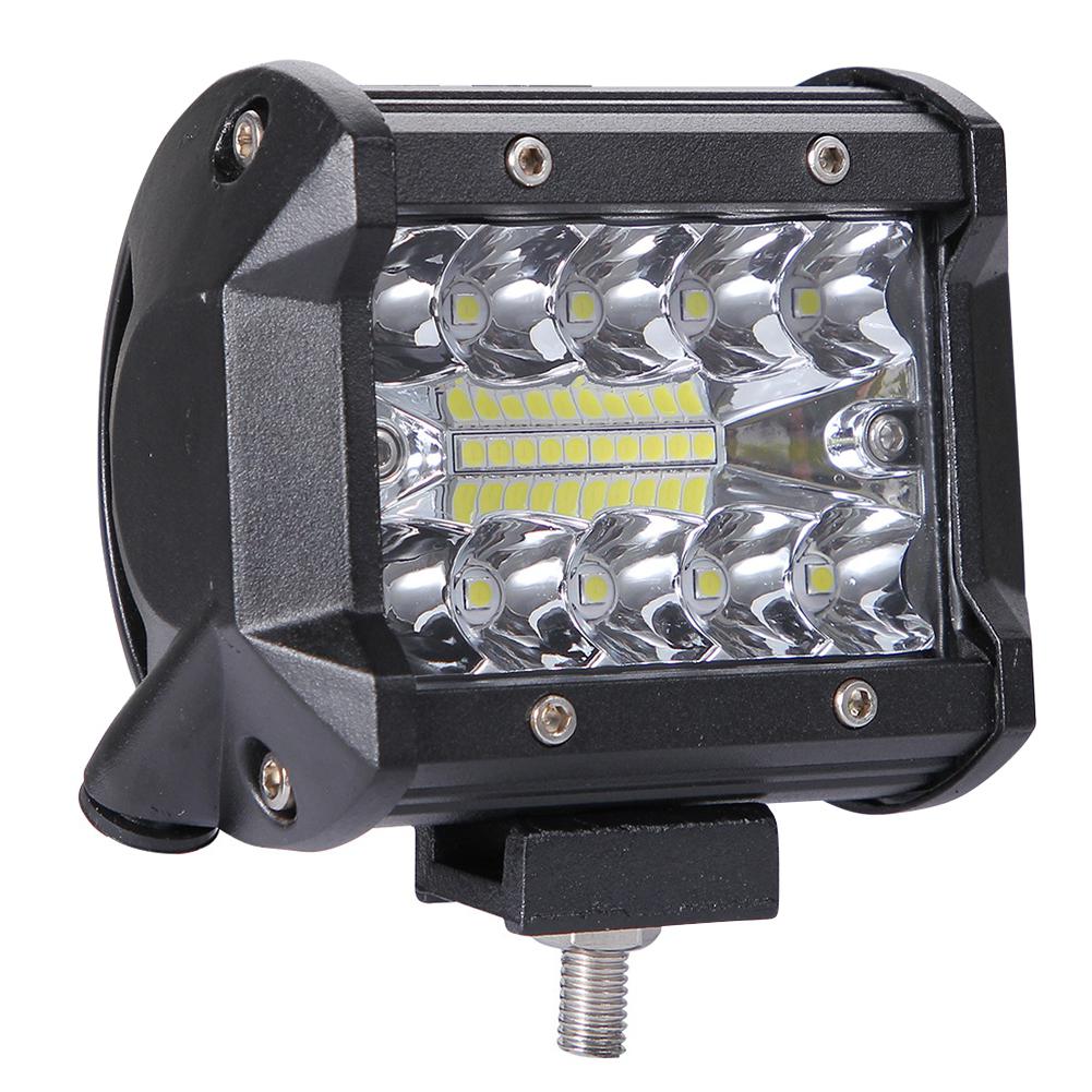 4in bil led arbejdslampe bar lampe til offroad båd traktor lastbil 4 x 4 suv tågelygte 12v 24v forlygte til atv led bar: 1 stk