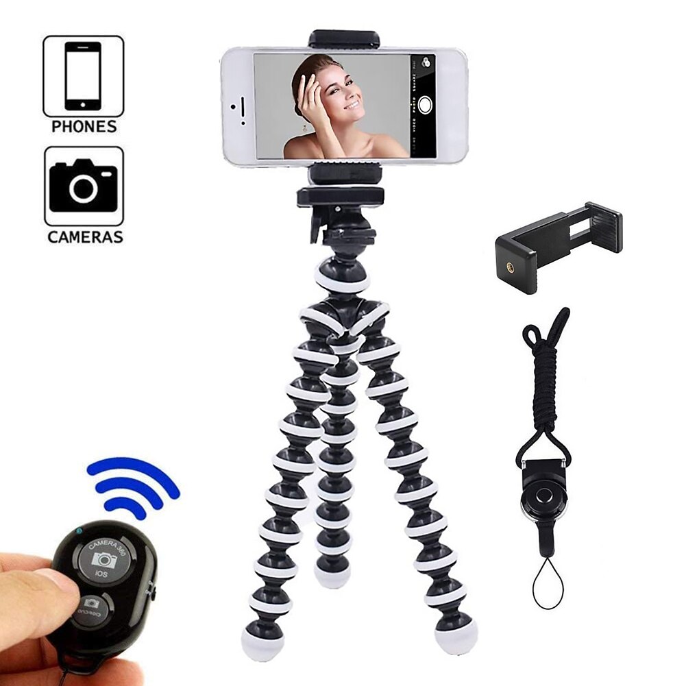 Universal Smartphone Sports Camera Stand Mini Octopus Tripod Holder With Clip Mobile Phone Tripod Gorillapod For iPhone huawei