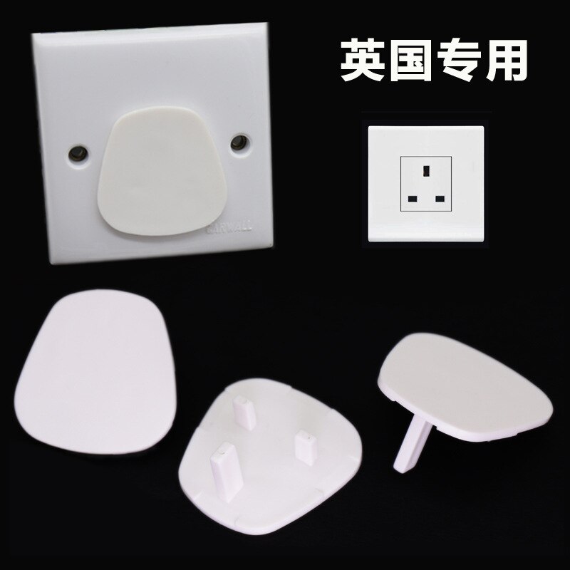 Uk Power Socket Electrical Outlet Mains Plug Cover Baby Child Safety Guard Anti Electric Plug Guard Protector Cover
