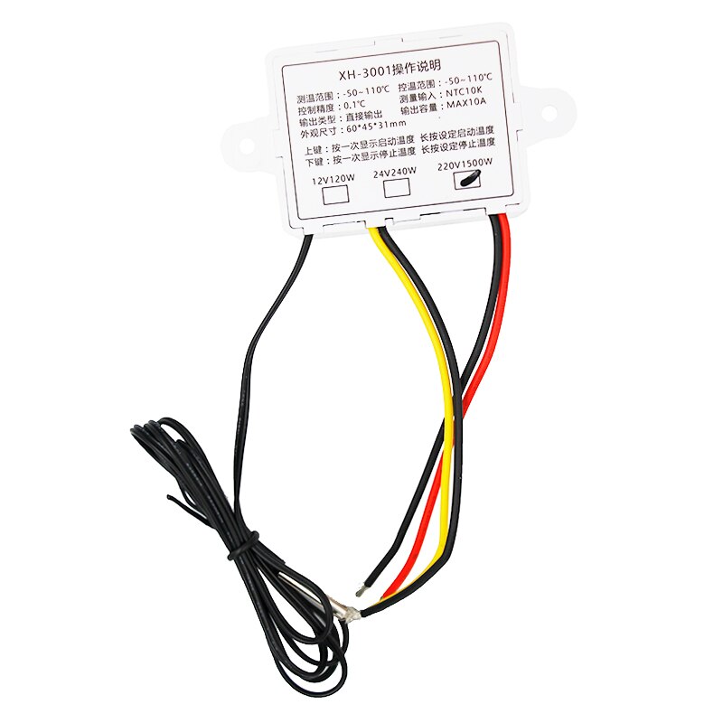 Refrigerator Temperature Control Thermostat Switch – Replacement For WPF31E-L-EX Models, 500mm Probe